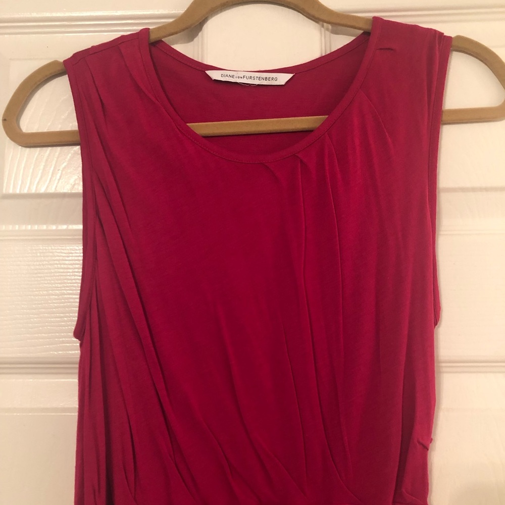 Diane von Furstenberg Angelina Ruched Jersey Dress